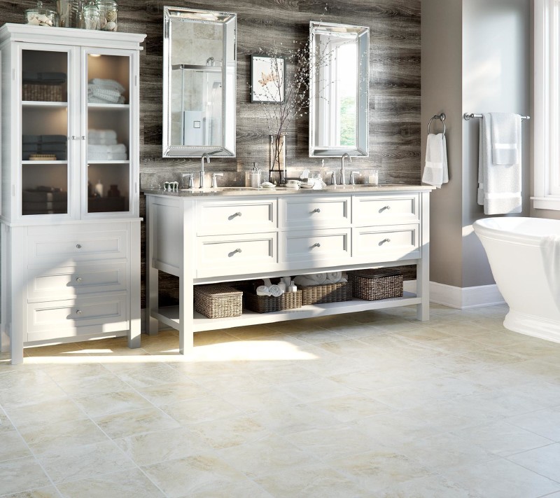 What looks can you achieve with tile flooring?